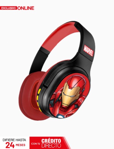 Audífonos Inalámbricos con Micrófono Edición Iron Man | Xtech