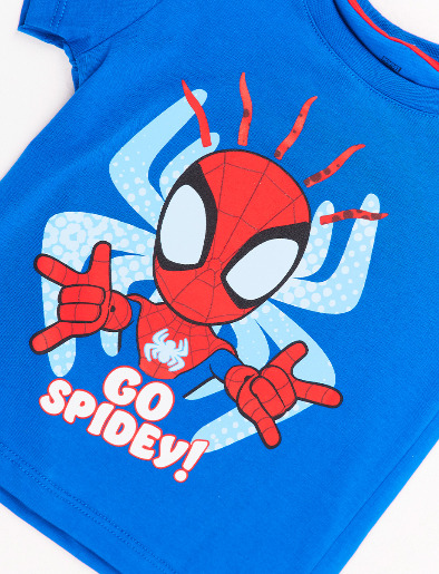 Camiseta Azul Spiderman