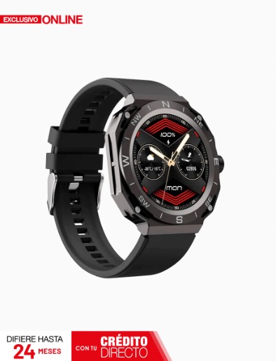 SmartWatch SK22 <em class="search-results-highlight">Monitor</em> de Frecuencia Cardiaca 1,43" Negro | Mobulaa