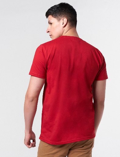 Camiseta Denim Rojo