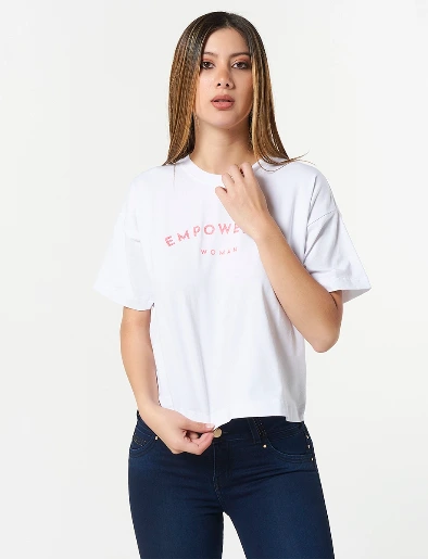 Camiseta Empowered Blanco