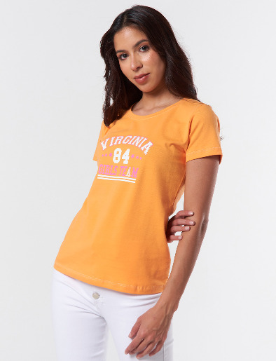 Camiseta Virginia Naranja
