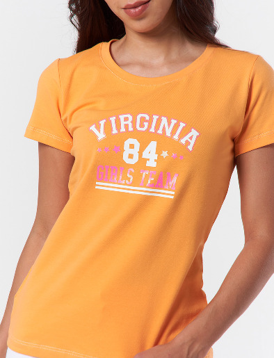 Camiseta Virginia Naranja