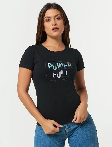 Camiseta Power Full Negro