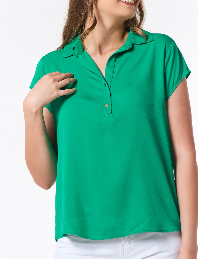 Blusa Clásica Verde