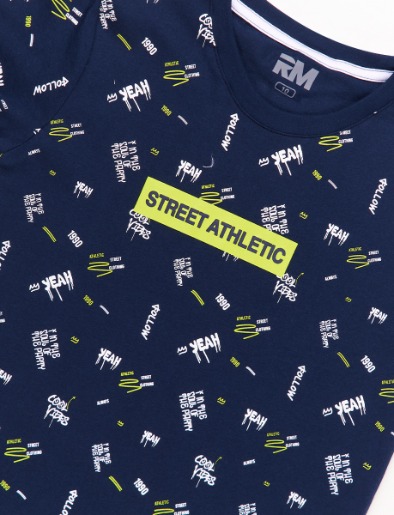 Camiseta Street Athletic Azul