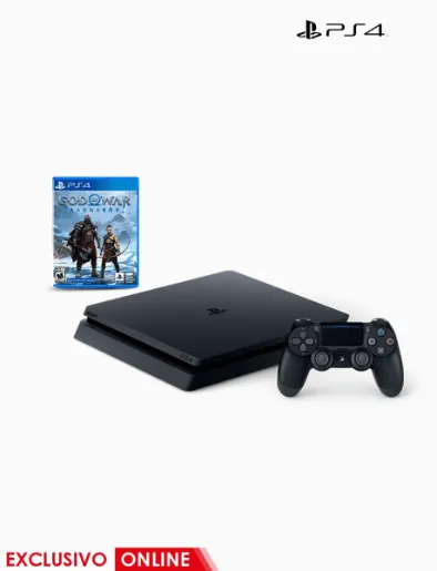 PlayStation 4 de 1TB Controlador Inálambrico Dual Shock + Juego Digital God Of War | Sony