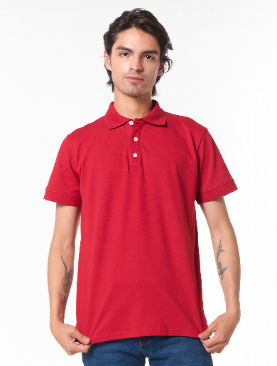Camiseta Polo Básica Rojo