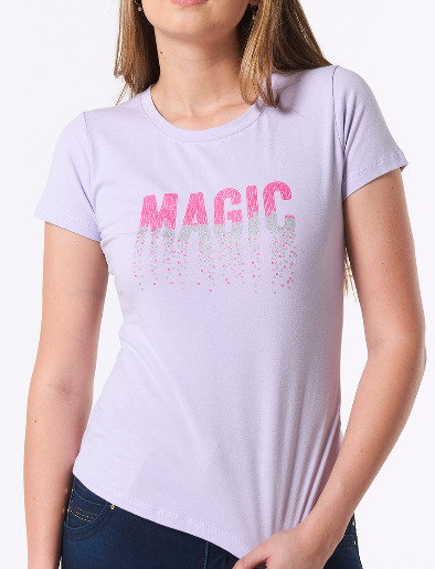 Camiseta Magic Lila