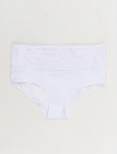 Panty con Encaje Blanco