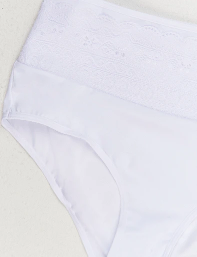 Panty con Encaje Blanco