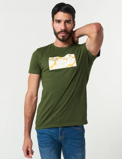 Camiseta Tropical Verde