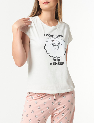 Pijama Camiseta + Pantalón Oveja