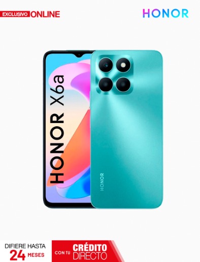 Celular X6A 128 GB y RAM 4 GB Cyan Lake | Honor