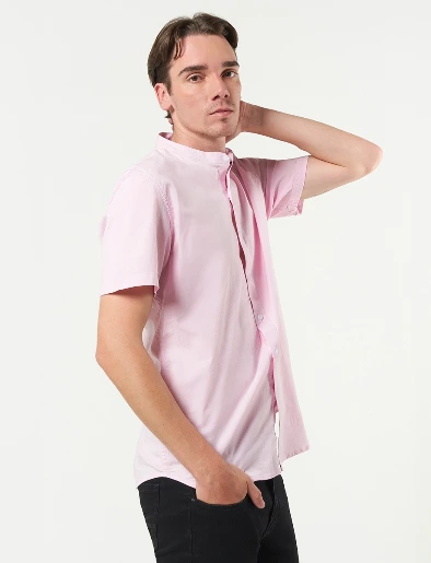 Camisa Llana Rosado Claro