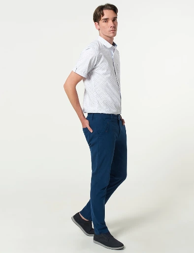 Pantalón Chino Azul Medio