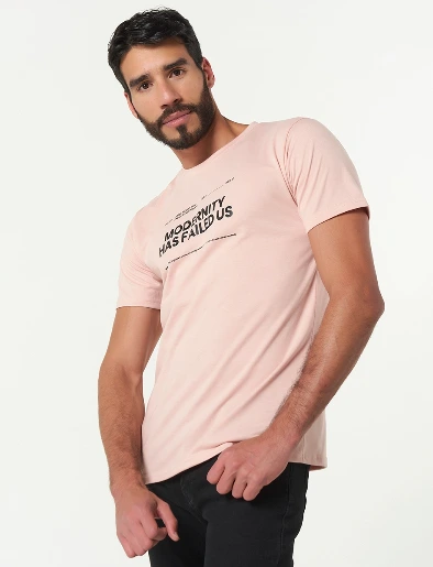 Camiseta Modernitiy Rosada