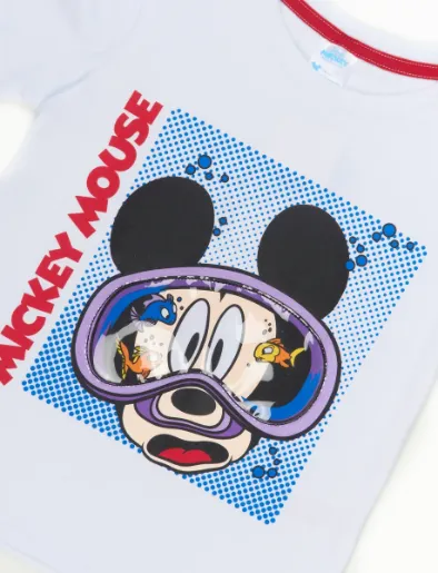 Camiseta Pre Mickey Mouse Blanco