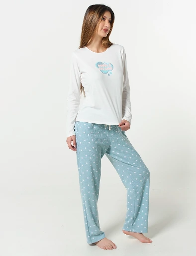 Pijama Buzo + Pantalón Bubble Dreams