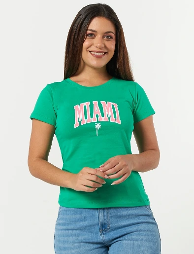 Camiseta Miami Verde