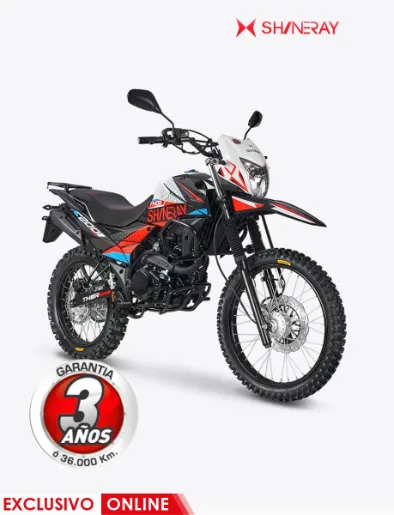 Moto XY200GY-6E/THOR 2024 197CC Cross/Off Road Negro | Shineray