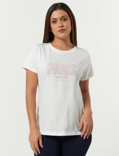 Camiseta Paris Crudo