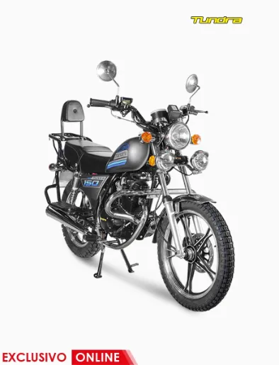 Moto GN150 2024 de 150CC Gris Mate/Azul | Tundra