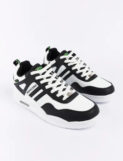 Sneaker Blanco/Negro con Cordones