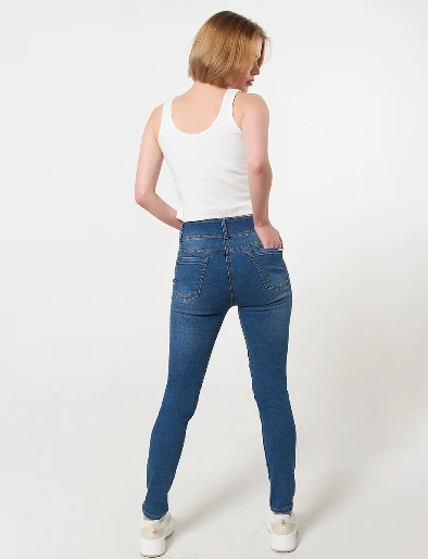 Jean Skinny Azul Medio