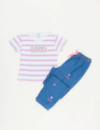 Conjunto Camiseta + Pantalón Love