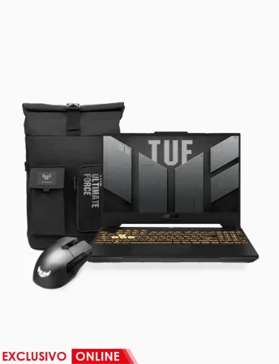 Laptop Gaming TUF F15 15" Intel Core i7 de 1TB y RAM 16GB | Asus Incluye Mochila y Mouse