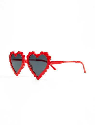 Gafas Corazón Roja