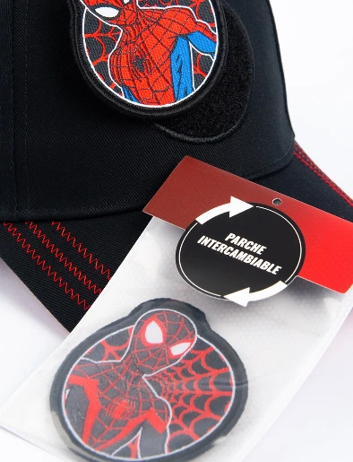 Gorra Negra Spiderman