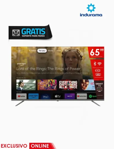 Televisor 65" UHD Google TV | Indurama