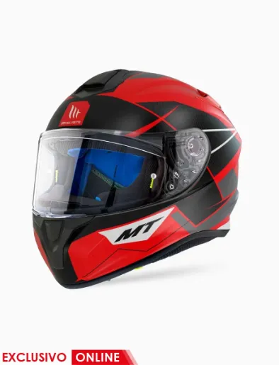 Casco FF106 Targo Podium Rojo | MT Helmets