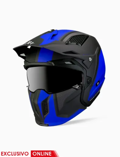 Casco StreetFighter SV Twin Azul Mate | MT Helmets