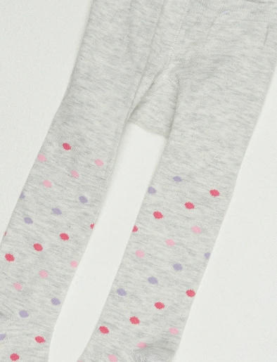 Mallas Gris Claro con Prints Puntos