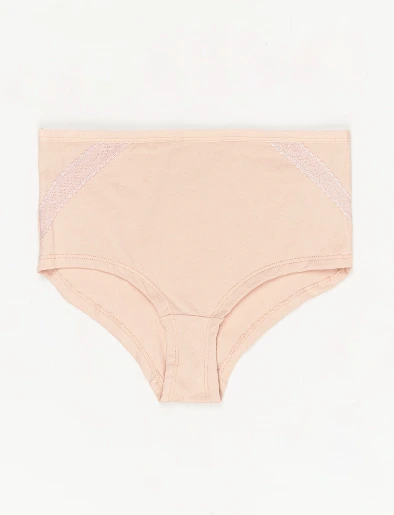 Panty Beige con Encaje