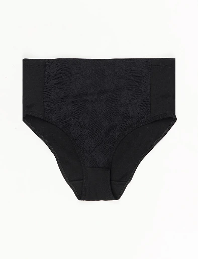 Panty Control de Abdomen Negro