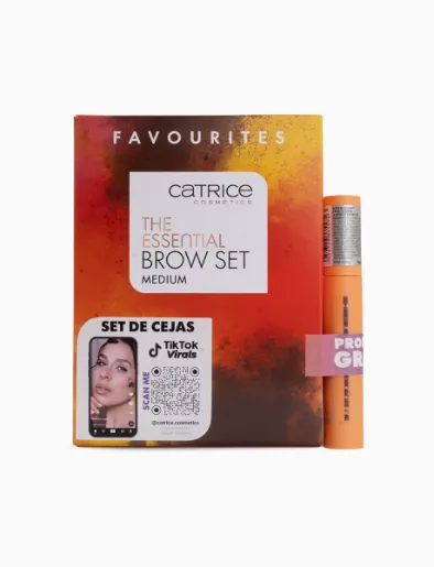 Set  The Essential Brow Medium + Máscara de Pestañas | Catrice