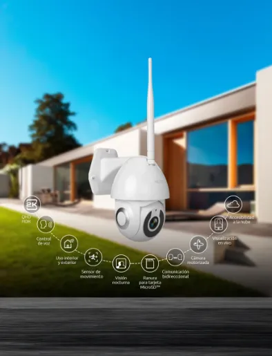 Cámara Wi-Fi Motorizada para Exterior | Nexxt Solutions Home