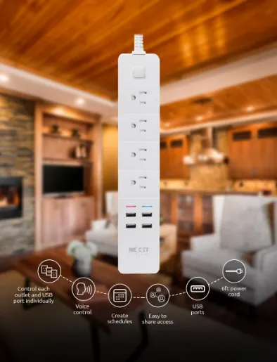 Regleta Inteligente Wi-Fi para Interior 110V | Nexxt Solutions Home