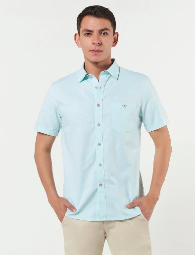 Camisa Llana Verde Menta