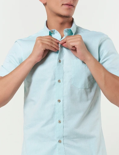 Camisa Llana Verde Menta