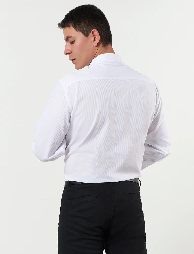 Camisa Líneas Blanca