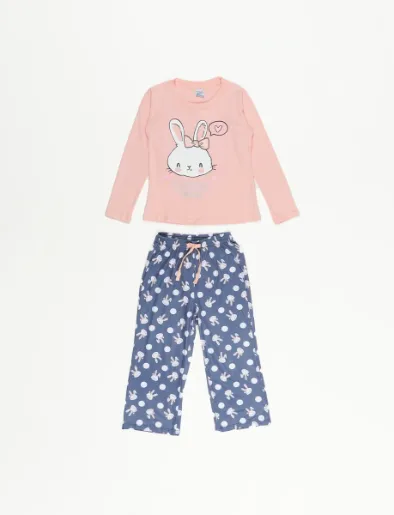 Pijama Buzo + Pantalón Conejo