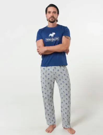 Pijama Camiseta + Pantalón French Bull Dog