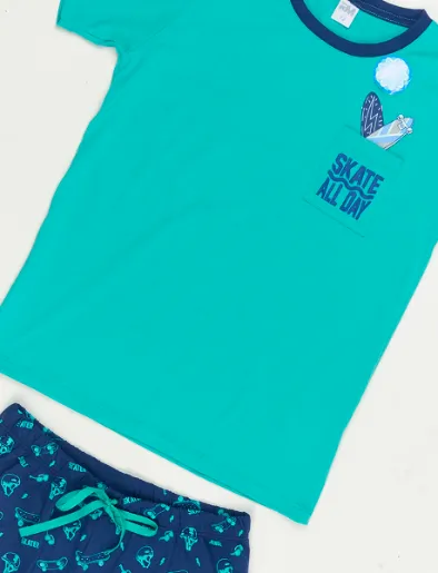 Pijama Camiseta + Short Skate