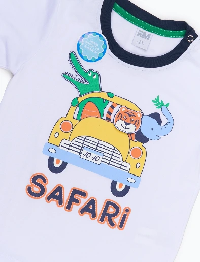 Camiseta Safari Blanco