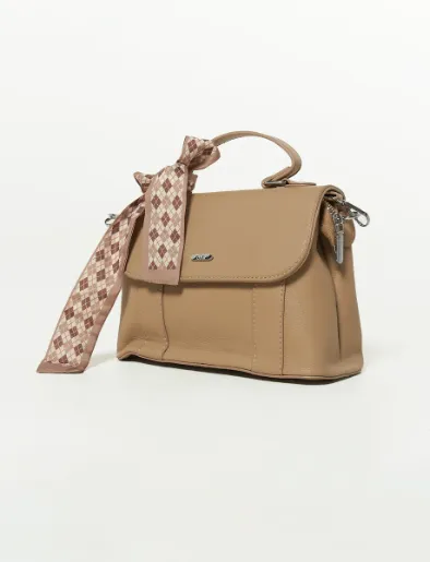 Cartera Camel con Accesorio